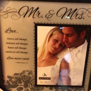 Wedding picture frame!
